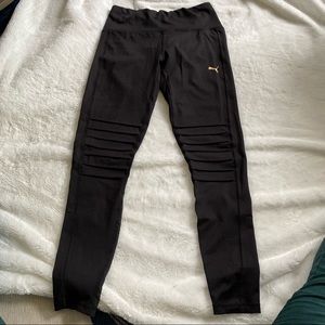 Large Black Puma Leggings